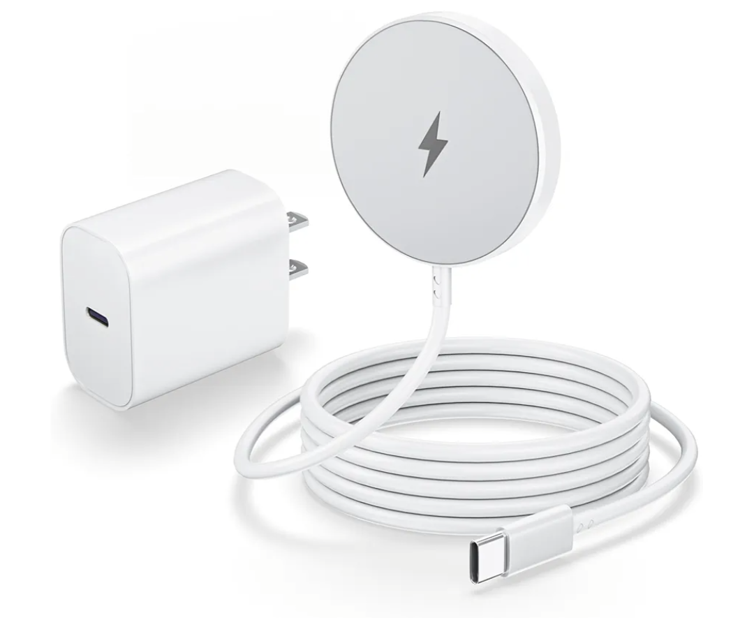 Magnetic Wireless Charger [Apple MFi Certified], 3.3FT 15W Fast Apple Mag-Safe Charger Pad with USB C Fast Charging Block Compatible with iPhone 17/Air/Pro/Pro Max/16/15/14/13/Plus/Pro/Pro Max,AirPods