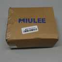 MIULEE Ivory Blackout Curtains - Bedroom Window Treatment Curtains Thermal Insulated Room Darkening Drapes for Living Room Kitchen Grommet Light Blocking Drapery, 40 x 54 Inches Long, 2 Panels