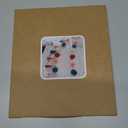 Tissue Paper Pompom Garland with Cotton Tassels, 2 Pcs Christmas Garland for Mantel, Window, Staircase, Holiday Party Decorations, Christmas Hanging Decorations, Green Red Pink Pompom