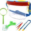 Bug Catcher Kit, Kids Bug Collection Kit, Outdoor Nature Explorer Kit with Tweezers, Magnifying Glass, Science Educational Kit, Bug Observation Container for Boys and Girls
