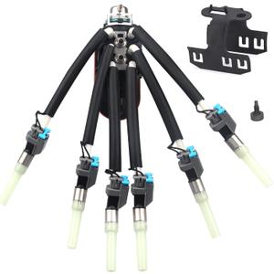 FJ503 Fuel Spider Injector Replacement for Chevy Express Silverado 1500 Astro Blazer GMC Sierra Savana 1500 Sonoma 4.3L V6 Replace #12568332 19210688 4G1887 FJ10565