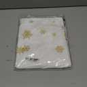 Horaldaily Christmas Tablecloth 60×104 Inch, Golden Snow Deers Washable Table Cover for Party Picnic Dinner Decor