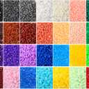 Libima 28000 Pcs 28 Colors Fuse Beads Bulk for Kids Art and Crafts Assorted Iron Beads Set Multicolored for Birthday Gift Bracelet Making Accessories (2.6mm)