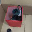 Bedroom Table Lamp with Remote Operation Control,Dimmable Bedside Table Desk Light with USB C+A Charging Ports 2 AC Outlets,Nightstand Lamp White Shade Lamp for Living Room,Dorm,Home Office,Decor (5.Red + Remote)