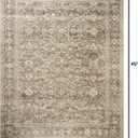 Loloi Magnolia Home by Joanna Gaines Wimberly Collection WYM-06 Bark/Ivory 2'-3" x 3'-9" Accent Rug
