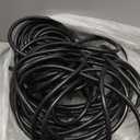 100ft Outdoor/ Indoor Extension Cord 10/ 3 Gauge Ultra Heavy Duty 3 Prong SJTW, Waterproof, Flexible Cold-Resistant Long Power Cord, 15A 125V 1875W, Black by LifeSupplyUSA