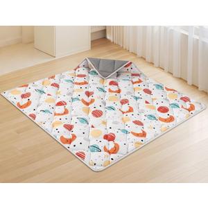 Hiaksedt Baby Play Mat for Floor, 50x50 Inch Playmat for Playpen, Thicken Soft Padding Sponge Playmats for Babies and Toddlers Infants, Foldable and Machine Washable Crawling Mat