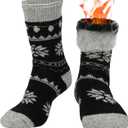 BomKinta Women Thermal Socks - Thick Boot Sock Warm Winter Crew Socks - Cozy Soft Christmas Socks Size 5-10