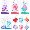 ROPODE Valentines Cards for Kids Classroom - 30 Pack Pop Fidget Valentines Day Gifts for Kids - Valentines Day Cards - Valentine Exchange for Girls Boys School Classroom Gift Boxed Set