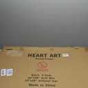 HEART ART 24x36 Poster Frame with Mat, Black Picture Frame, Display Pictures 20x30 with Mat or 24 x 36 Without Mat, Poster Frames 24 x 36 inches for Wall Mounting,2 Pack