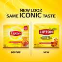 Lipton Black Tea Bags, Hot or Iced High Caffeine Tea, 100 Total Bags (EXP 05/31/29)