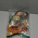 Lvydec Velvet Pumpkins Set Harvest Decoration, 12pcs Assorted Size Orange Cloth Pumpkins for Table Decoration Halloween Thanksgiving Autumn Festive Home Decor