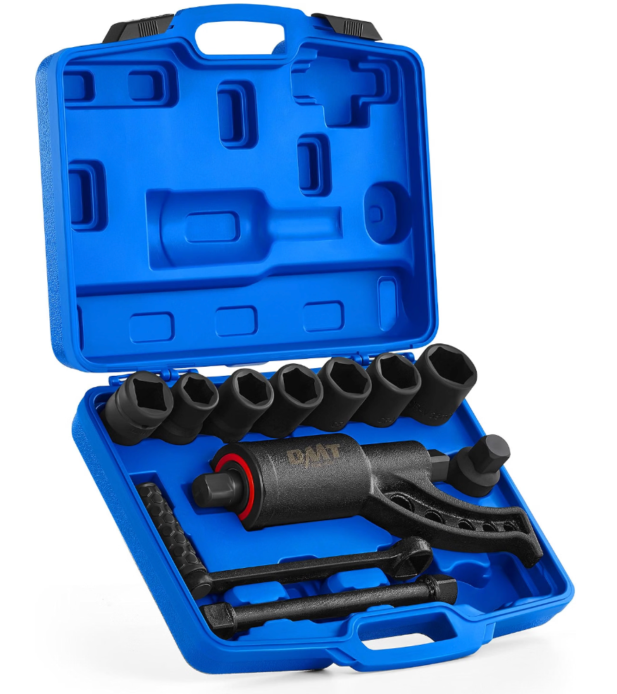 OMT 11pc 1" Drive Torque Multiplier Wrench Set, 6800 Nm Lug Nut Remover