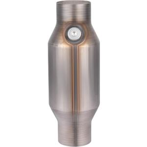 Catalytic Converter 3 Inch 1 Pcs, High Flow Universal Catalytic Convert Inlet Outlet 3 In, Direct-Fit Catalytic Convertor with O2 Port (EPA Compliant)