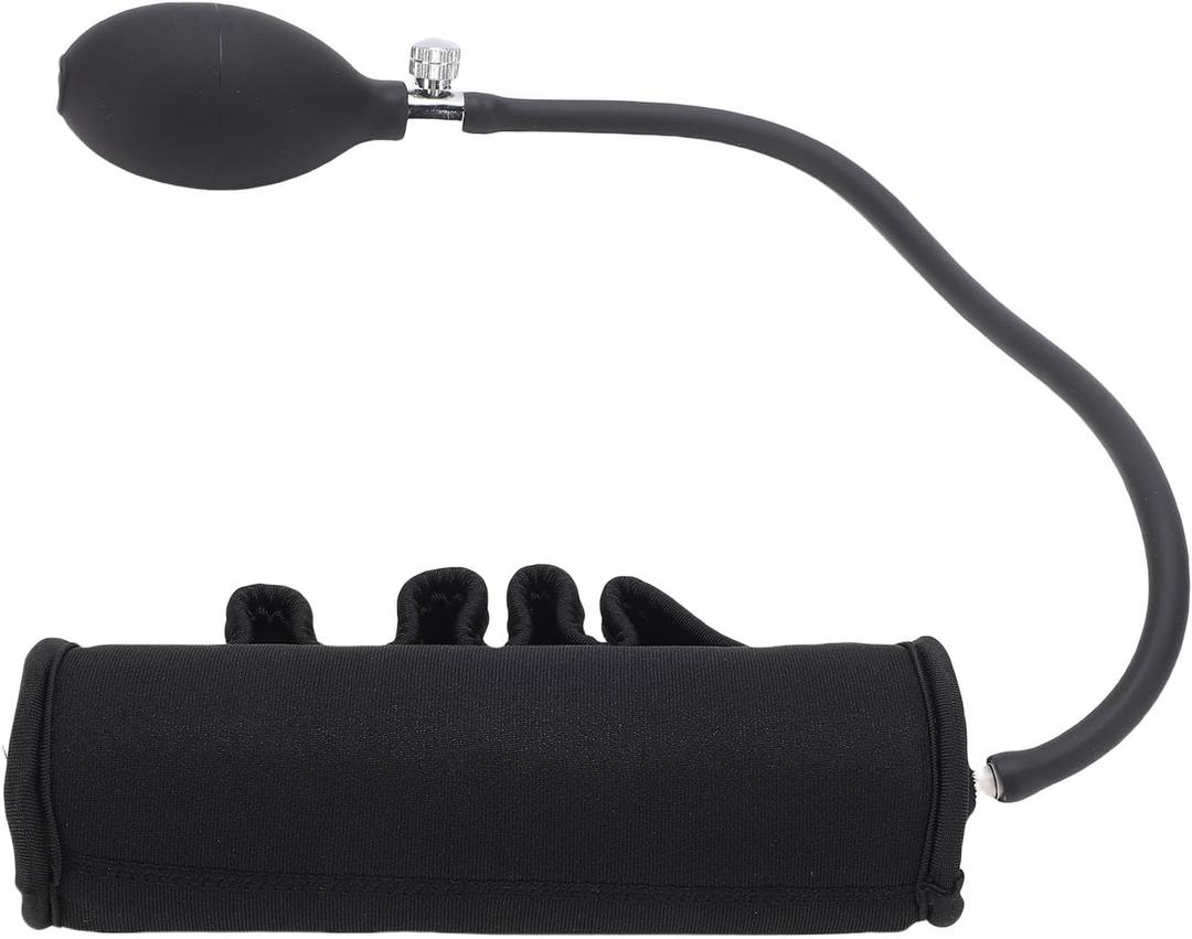 TARSHYRY Inflatable Hand Grip Strengthener, Adjustable Grip Strength Trainer with Pressure Valve for Finger Flexibility, Arm Reinforcement and Hand Care