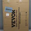 VEVOR 2 x 5.6 in Grid Wall Panels, 2 Packs Wire Gridwall Display Racks Tower with T-Base, Floorstanding Double Side Gridwall Panels, Retail Display with Extra Clips and Hooks for Art Craft Shows