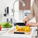Silicone Mat for Kitchen Counter, Heat Resistant Nonskid Table Mat for Air Fryer to Site on, Countertop Protector, Thick 2MM, XL Large (White Translucent)