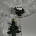 Stocking Holders for Mantle  3D Christmas Stocking Holder Heavy Duty Cast Iron Garland Hangers for Mantel with Non-Slip Base | Xmas Decor, Sturdy Fireplaces Hook (Tree and Deer)