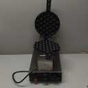 VEVOR Commercial Bubble Waffle Maker, 1400W Egg Bubble Puff Iron w/ 180 Rotatable 2 Pans & Wooden Handles, Stainless Steel Baker w/Non-Stick Teflon Coating, 50-250/122-482 Adjustable