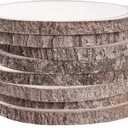 8 Pcs Large Unfinished Wood Slices, 10-11 Inches Wood Slabs for Centerpieces Natural Wooden Circle, DIY Wood Centerpieces for Tables Wedding Party Door Sign Decor