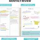 2 x Monthly Planner 2026-2027, Aesthetic 2 Year Months Planner Calendar, 24-Months from January 2026 - December 2027, 26-27 Monthly Calendar Planner, Perfect for School Office Home, 7" x 10" - Sunset