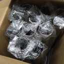 Black Curtain Rods for Windows 120 to 170 - Heavy Duty Drapery Rods with Adjustable Rods and Ball Finials - Ideal Room Divider and Outdoor Rod, 32"-168"