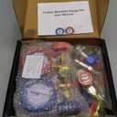 Orion Motor Tech AC Gauge Set with Self Sealing & Puncturing R134A Can Tap, AC Gauges for R134a R12 R22 R502 Refrigerant, Car AC Gauge Set with 5FT Hoses Adapter Adjustable Couplers, Freon Charge Kit