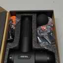 TOLOCO Massage Gun, Deep Tissue Back Massage for Athletes for Pain Relief, Percussion Massager with 10 Massages Heads & Silent Brushless Motor, Valentines Day Gifts for Him Her, Black