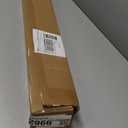 Tension Curtain Rod 39-122 In (3.3-10Ft), Long Tension Rod No Drilling for Window, One-Click Telescopic Rod, Shower Curtain Rod for Bathroom, Outdoor Curtain Rods for Patio, Never Rust, Black