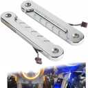 Plug and Play LED Flush Fork Turn Signals DRL Day Running Light For Harley Touring Road King Special FLHRXS FLHR CVO FLHRSE 2014-2025 (Chrome)