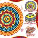 Dunzoom 36 Pcs Fiesta Place Mats 13 Inches Cinco De Mayo Disposable Placemat Paper Mexican Placemats Mexican Table Mats Paper Doilies Decoration for Birthday Party Supplies Kitchen Dining Wedding