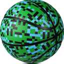 Official Rubber Basketball Outdoor Indoor Mens Basketball Ball Size 3/4/5/6/7 for Kids Youth Teen Boys and Girls Gift Ideas(Without Pump)