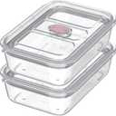 LatchLok Click 4.3 Cup Food Storage Container, Set of 2, Rose