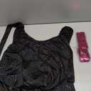 SOMSOC 70s Disco Jumpsuit Costumes Women Fashion Disco Accessories for Halloween Necklace Earrings Bracelet Glasses Belt (Large)