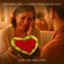 30 Preserved Roses, Petite Forever Flowers for Delivery in Designer Heart-Shaped Box, Long-Lasting Buds, for Women, Eternal Rose Bouquet for Girlfriends Birthday (Red)