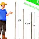 Bamboo Stakes,4Ft,65Pack,Bamboo Garden Stakes,for Tomato,Beans,Vegetable and Flowers, Potted Plants,Indoor and Outdoor Climbing Plants