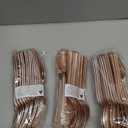 White and Rose Gold Party Supplies - 350 PCS Disposable Dinnerware Set - White Paper Plates Napkins Cups, Gold Plastic Forks Knives Spoon for Graduation, Birthday, Thanksgiving, Cocktail Party