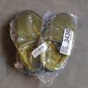Memory Foam Slippers for Women's and Men's Casual House Shoes (9-10 Women/7-8 Men, Olive Green)