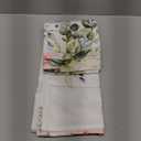 Eucalyptus Botanical Leaves Pink Rose Floral Kitchen Window Curtains Over Sink Farmhouse Flower Leaf Small Window Treatment Cafe Short Curtains for Bathroom Treatment Tier Drapes 26x24 inch (04 Green Pink)