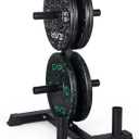 CAP 2-inch Olympic Bumper Plate Weight Set | 100-370 lbs | Multiple Colors | Storage Rack Optional