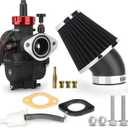 NIBBI PE22 Carburetor Kit, 22mm Carburetor with Carb Jets - Fit for 110cc 125cc 130cc Dirt Bike Pit Bike Apollo TaoTao Lifan Kayo SSR