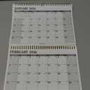 Wall Calendar 2026-2027, 3 Month Vertical Calendar, Move-a-Page, 2 Year from January 2026 - December 2027, 11’’ x 25’’, Large Monthly Hanging Calendar with Ruled Blocks, Thick Paper, Notes