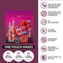 4 x PowderVitamin Electrolytes Powder Plus (20 Servings) Black Tea Hibiscus Electrolyte Powder Keto, Sugar Free, Pink Himalayan Salt,1000mg Potassium,120mg Calcium,120mg Magnesium, Hydration Powder