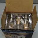 LiteHistory T45 LED Bulb,6W E26 LED Bulb Dimmable Equivalent E26 Bulb 60 Watt,Warm White 3000K E26 Edison Bulb,AC120V,600lm,CRI85,Clear Glass,Tubular Light Bulb,ETL Listed,Pack of 6