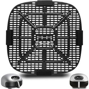 Air Fryer Replacement Parts for Typhur Dome 2 Extra Large Air Fryer with Superior Airflow, 12.2 12.2 IN Food Grade Air Fryer Accessories tray Rack Grill Baking Pan plate Crisper Plate