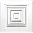 Broan 97011723 Replacement Exhaust Fan Grille 9 In. X 9-1/4 In.