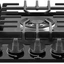 GASLAND Gas Cooktop 30 Inch Black, 5 Burner Propane Stovetop
Built-in Gas Cooktops NG/LPG Convertible, Plug-in with Thermocouple Protection, CSA Certified