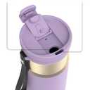 Contigo DualSip 24 oz Stainless Steel Vacuum-Insulated Water Bottle with Carry Strap & 2-in-1 Leakproof Lid (Straw or Spout), BPA-Free & Lead-Free, Dishwasher Safe