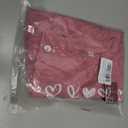 Ithalt Kids Valentine Shirt Girls Valentines Shirts Cute Heart Graphic Long Sleeve Tee Tops 4-14y(APink1,110)