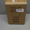 RACETOP 9 oz Clear Plastic Cups 100 packs, Disposable Plastic Party Cups Tumblers, Cocktail Cups, Perfect for Parties, Wedding and Events